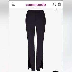 Commando Neoprene Split Front Pant